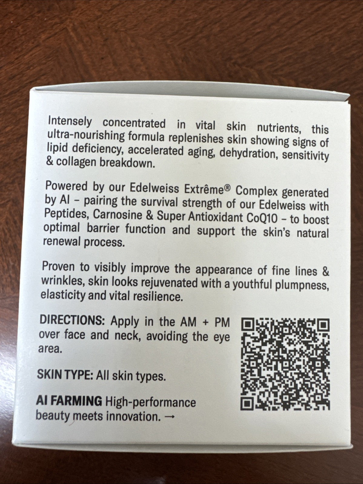 ODACITE Bioactive RENEW SUPREME CREAM Edelweiss EXTREME 1.69 Oz. Ret. $78