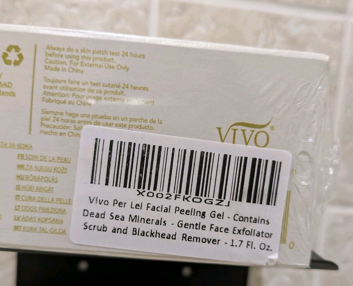 Vivo Per Lei Facial Peeling Dead Sea Minerals 1.7 fl. oz. Sealed + Travel Size