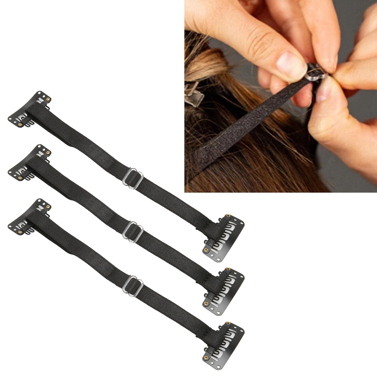 3 Pcs Face Lift Tape Band Reusable Portable Adjustable Elastic Face Stretching