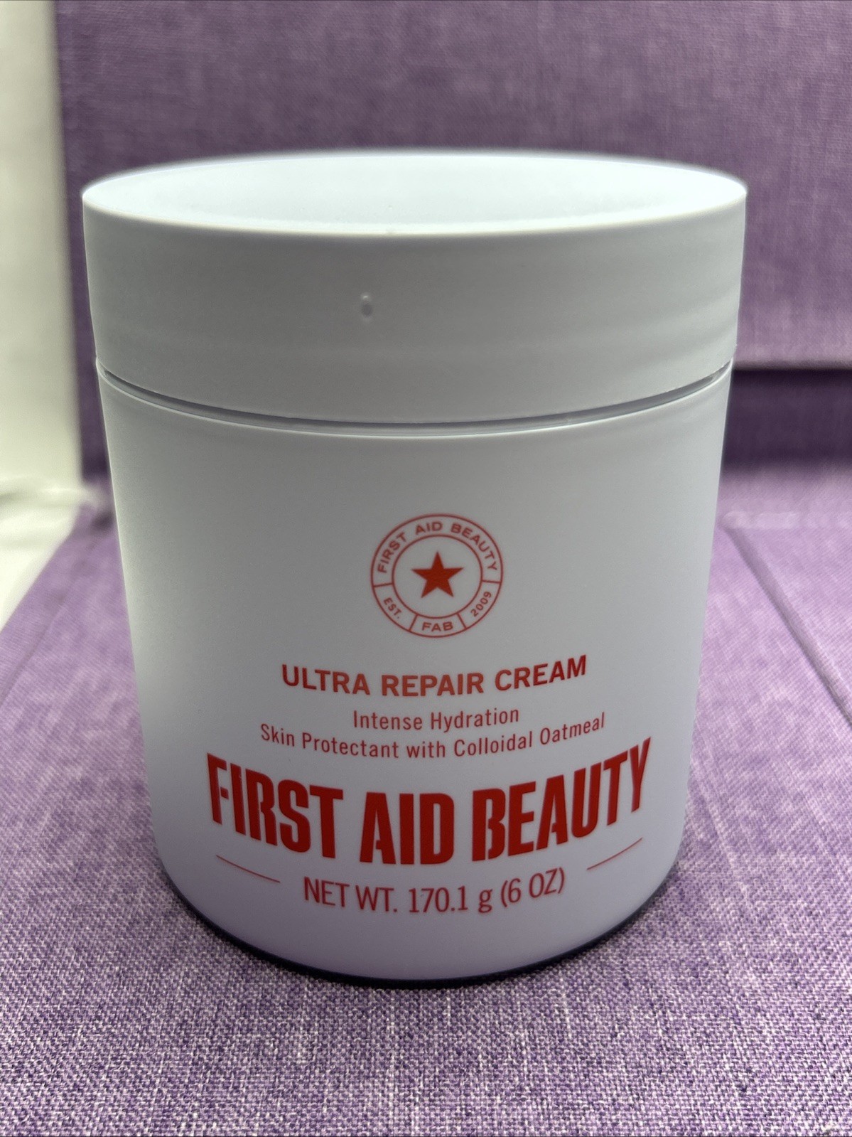 First Aid Beauty Ultra Repair Cream with Colloidal Oatmeal 6 oz Jar Exp 11/2027