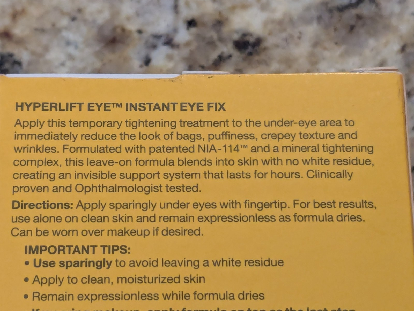 StriVectin Hyperlift Eye Instant Eye Fix Tighten & Lift 0.34 oz