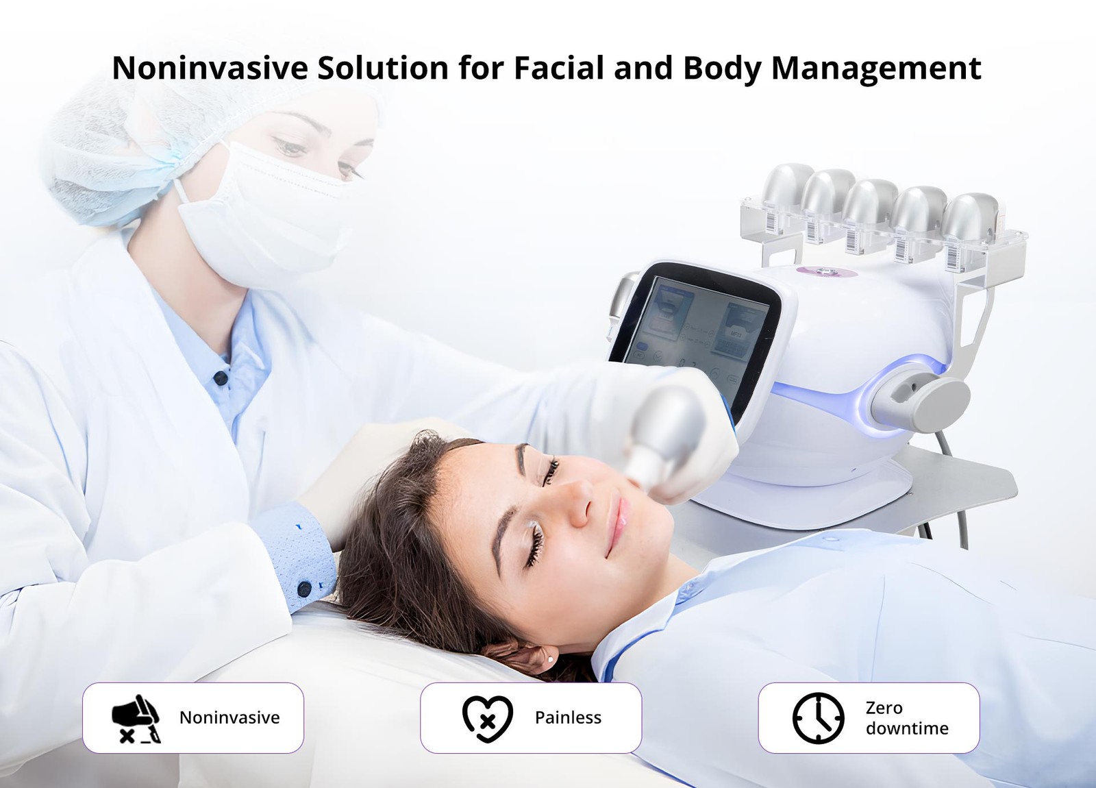 Pro 7D Facial Beauty Machine Fresh & Youth Body Massage Equipment