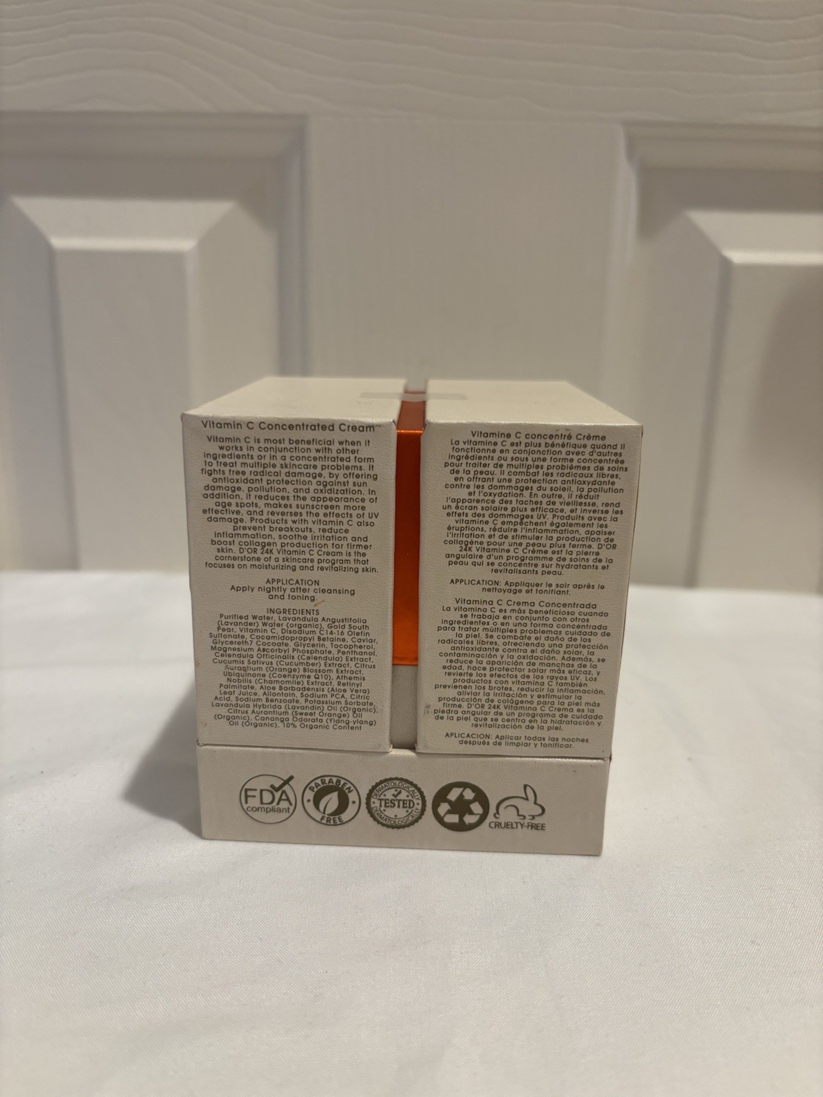 $895. D’OR24K PRESTIGE Vitamin C Concentrated Cream 50ML-1.7FL.OZ Brand New! FS
