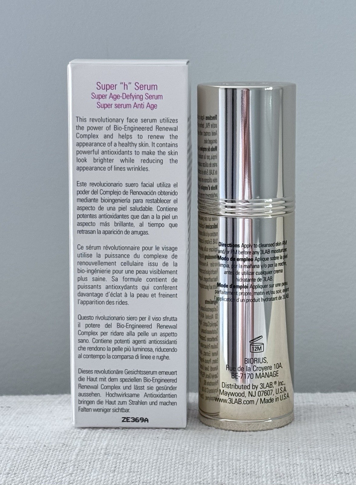 3LAB SUPER “h” SERUM Full Size 1.17 oz / 35 ml NIB