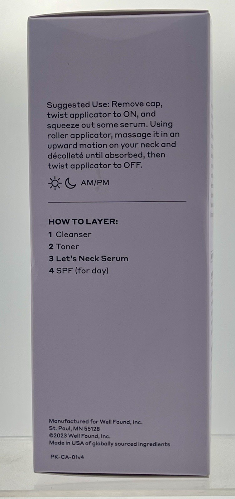 Womaness Let’s Neck Decollete Serum 1.7 Fl Oz Hydrating Firming Formula