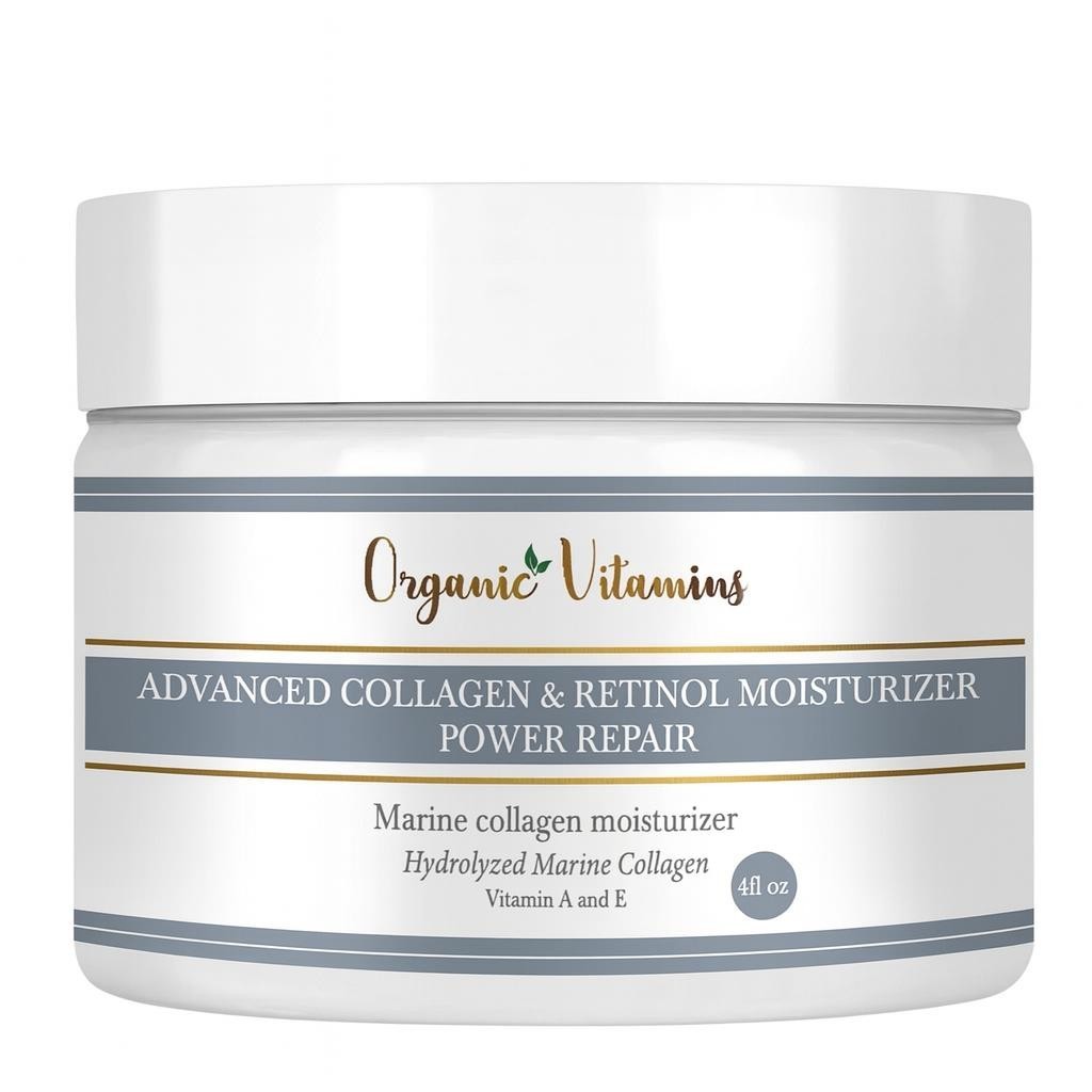 Retinol & Vitamin C Collagen Anti Wrinkle Men Hyaluronic Acid Vitamin E 4 flOZ