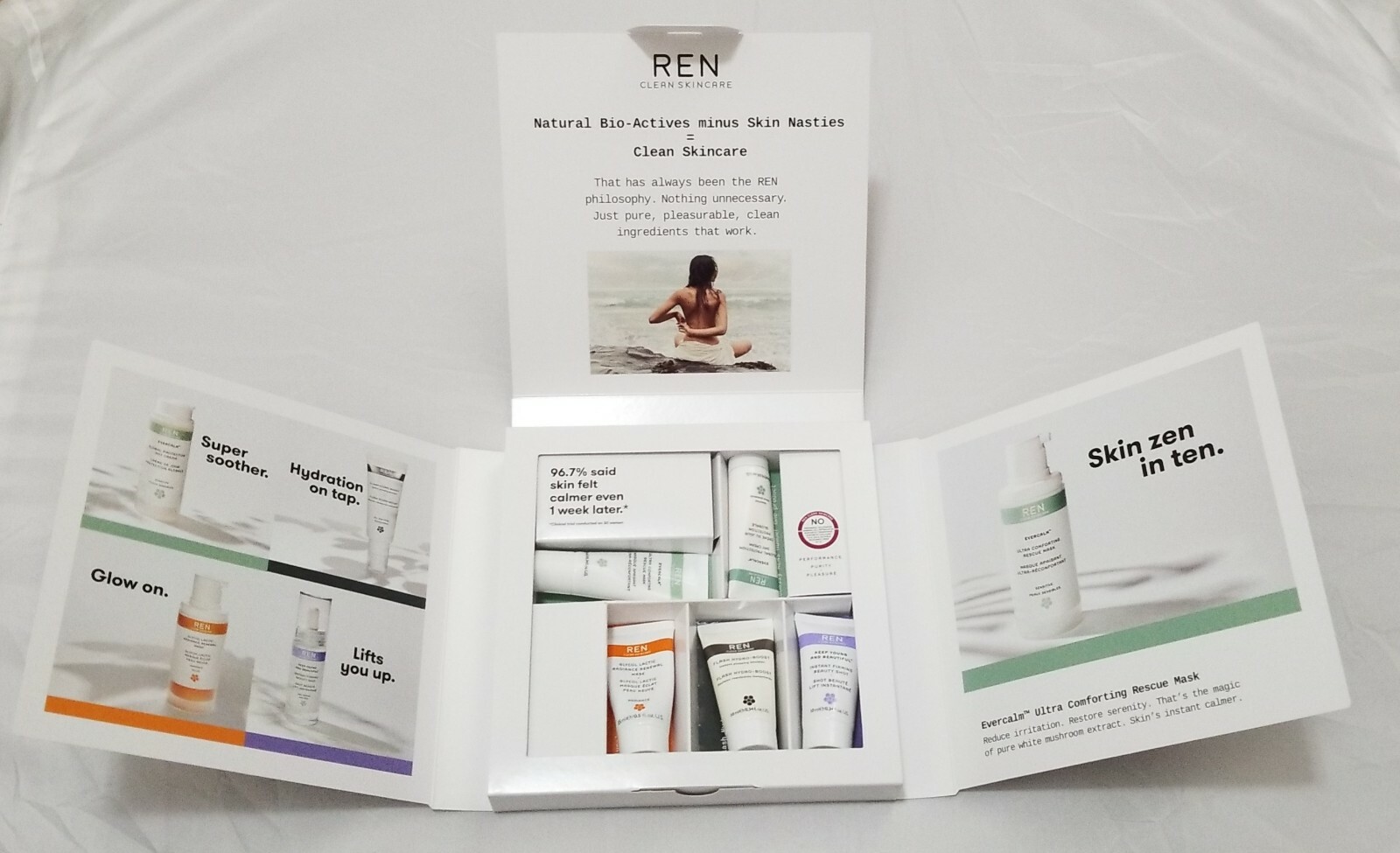 Ren Clean Skincare – Feeling Skin Friendly – Travel Set – 5 Pieces – New in Box