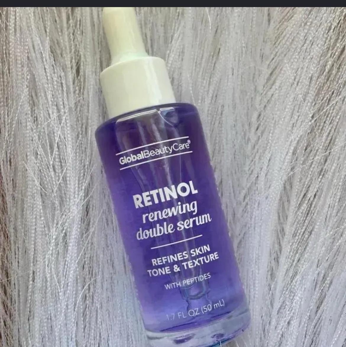 Global Beauty Care Retinol + Peptides Renewing Face Serum 1.7 fl oz (50 mL) 2pcs