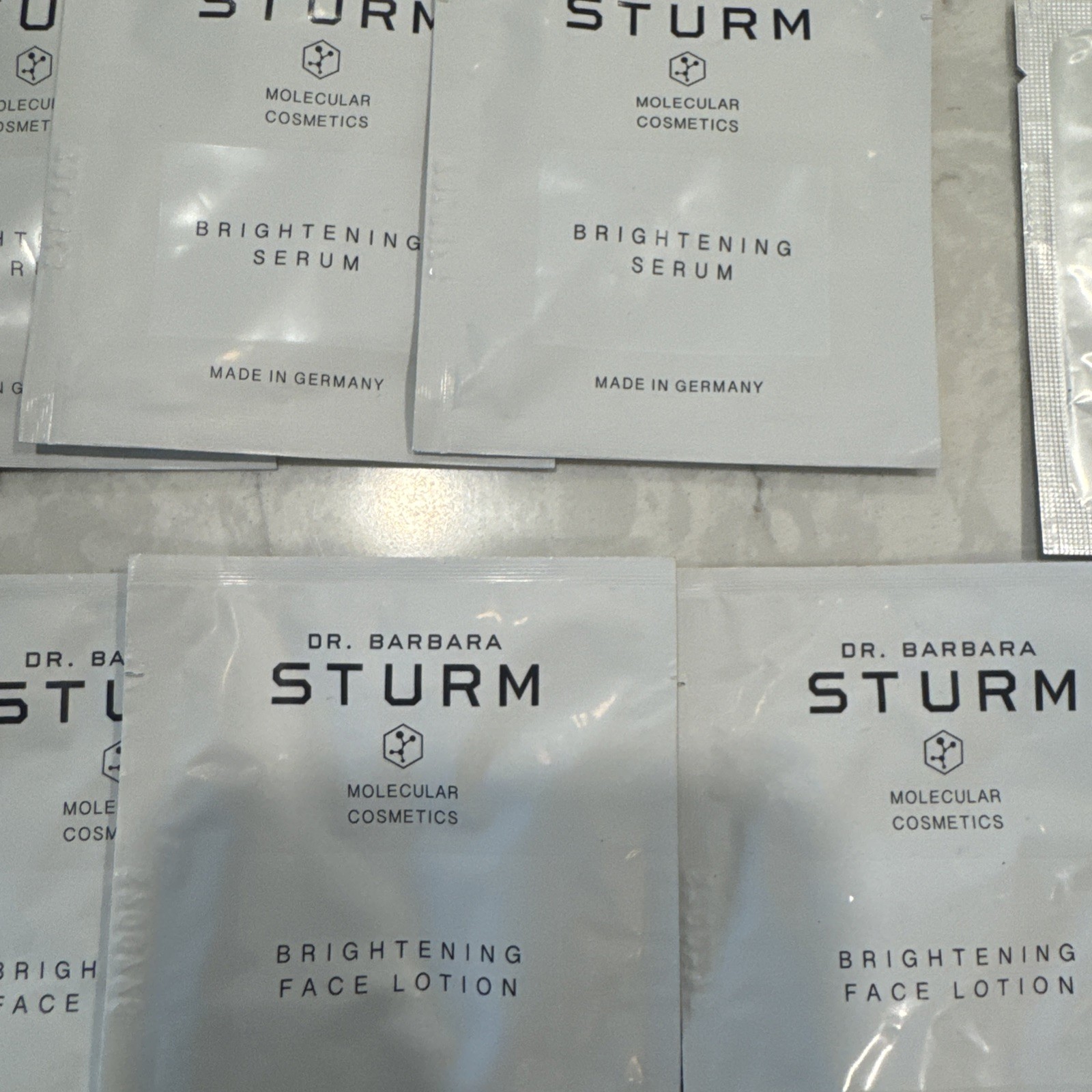 33 Dr Barbara Sturm Samples Neck Hand Cream Cleanser V Drops Serum lotion wash