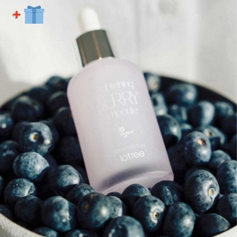 Lotree – Tightening Berry Ampoule 50ml K-Beauty Pore Firming Hydrating Serum