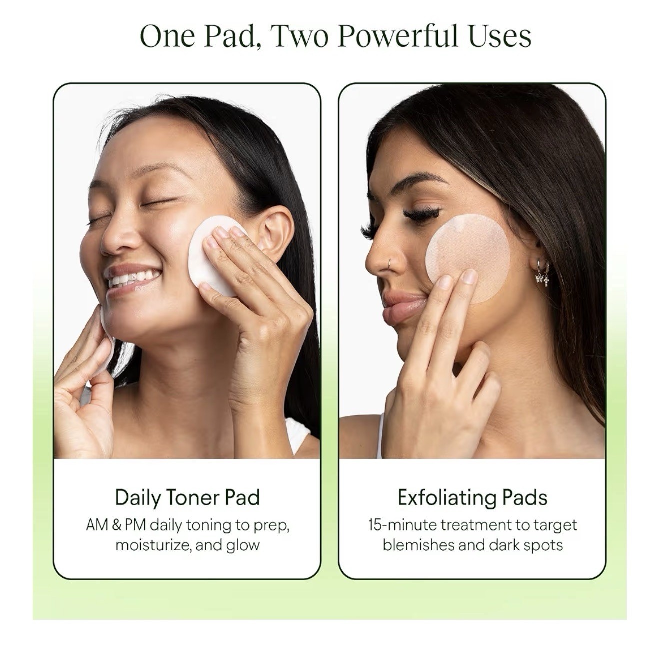 Yiyu Toning Polish Pads – Korean Skin Care For Dark Spots , Wrinkles And Dull Sk