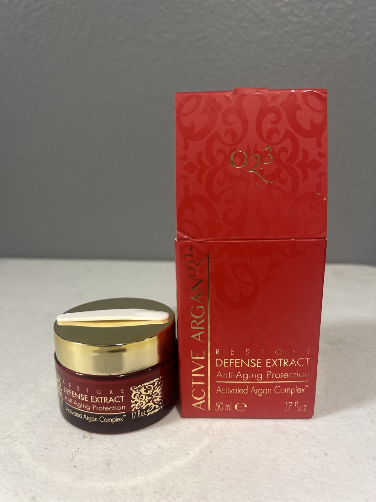 RARE Active Argan 02.3 Restore Defense Extract Protection Cream 1.7 Fl. Oz. 50ml