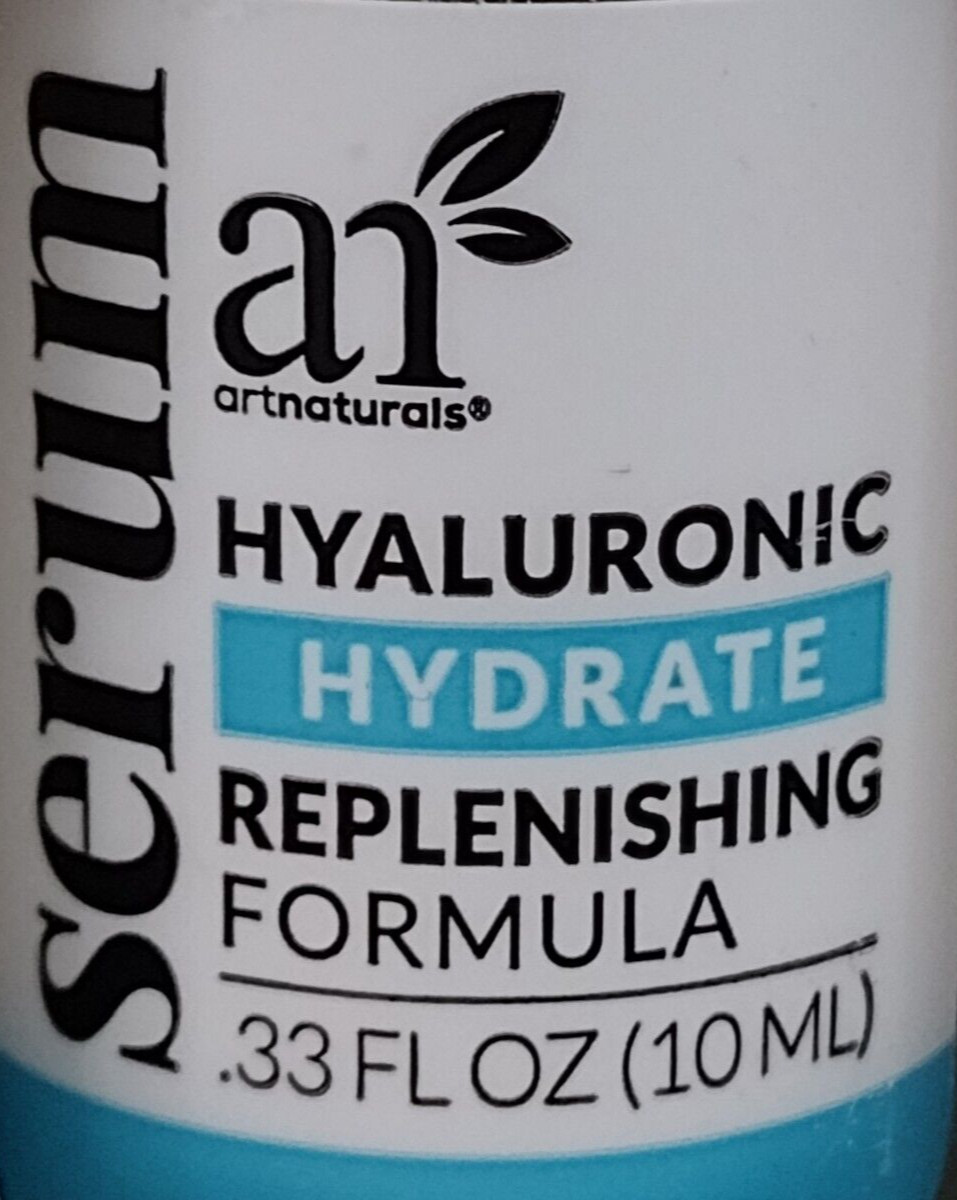 HYALURONIC ACID SERUM Hydrating Brightening Replenishing Formula 0.33 fl oz 1/27
