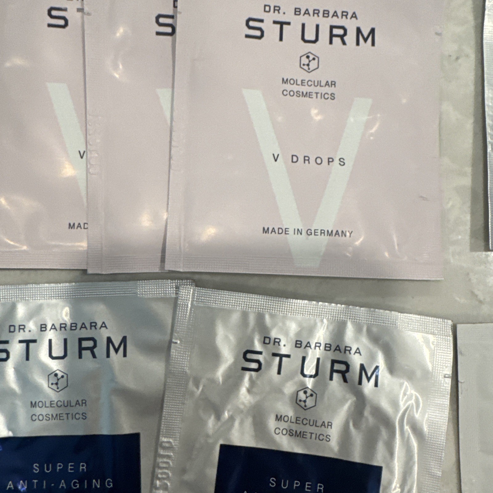 33 Dr Barbara Sturm Samples Neck Hand Cream Cleanser V Drops Serum lotion wash