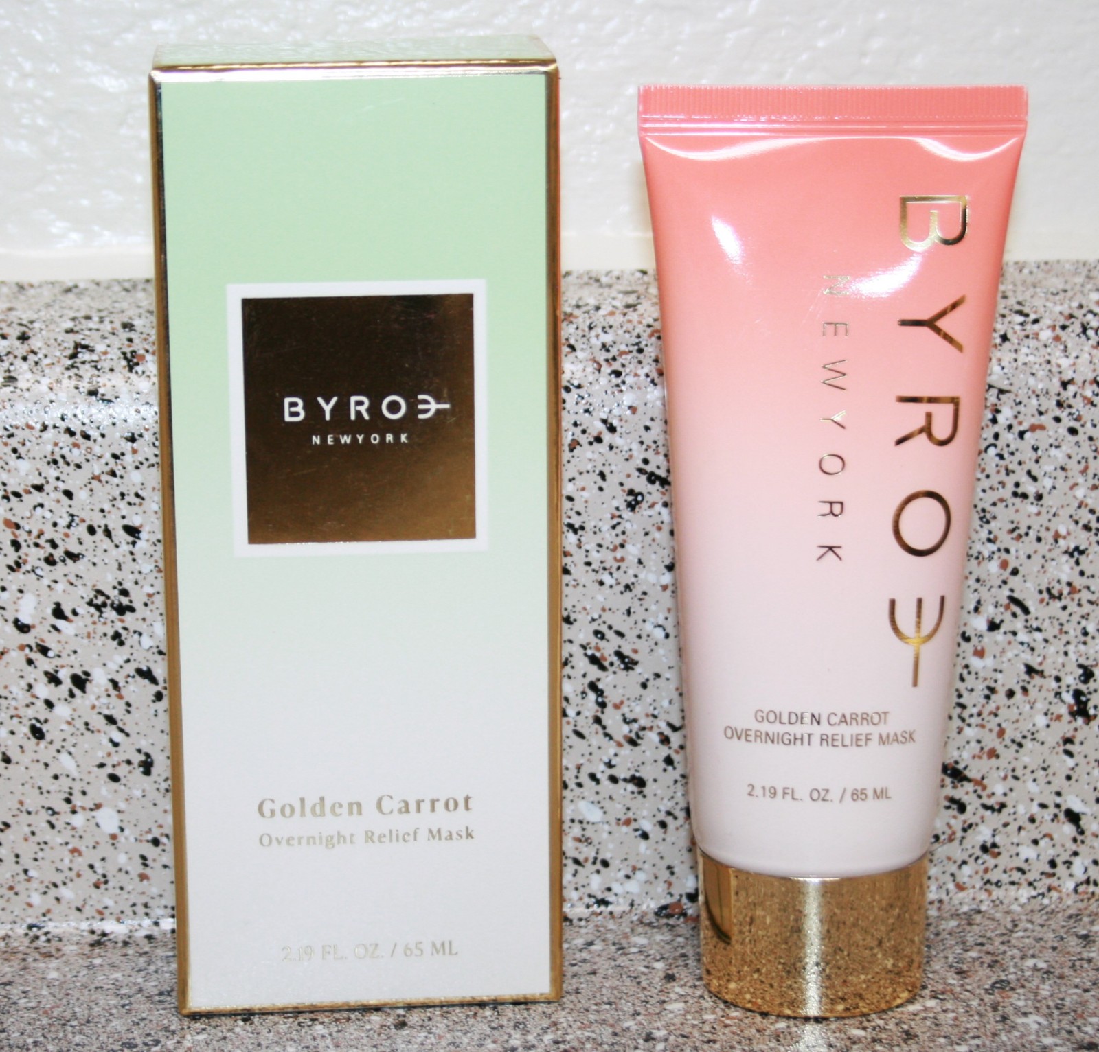 BYROE Golden Carrot Overnight Relief Mask 65mL / 2.19oz Full Size New in Box