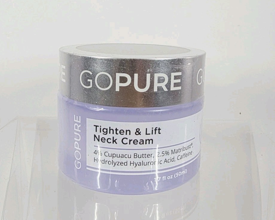 GOPURE Neck Cream – Tighten & Lift Firming Neck Cream NEW & Sealed 1.7oz