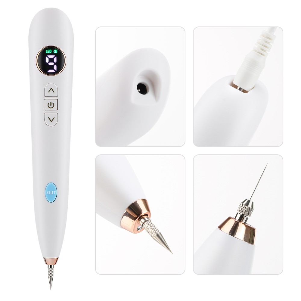 Plasma Pen for Mole Wart & Skin Tag Removal 9 Level Adjustable Mole Remover Tool