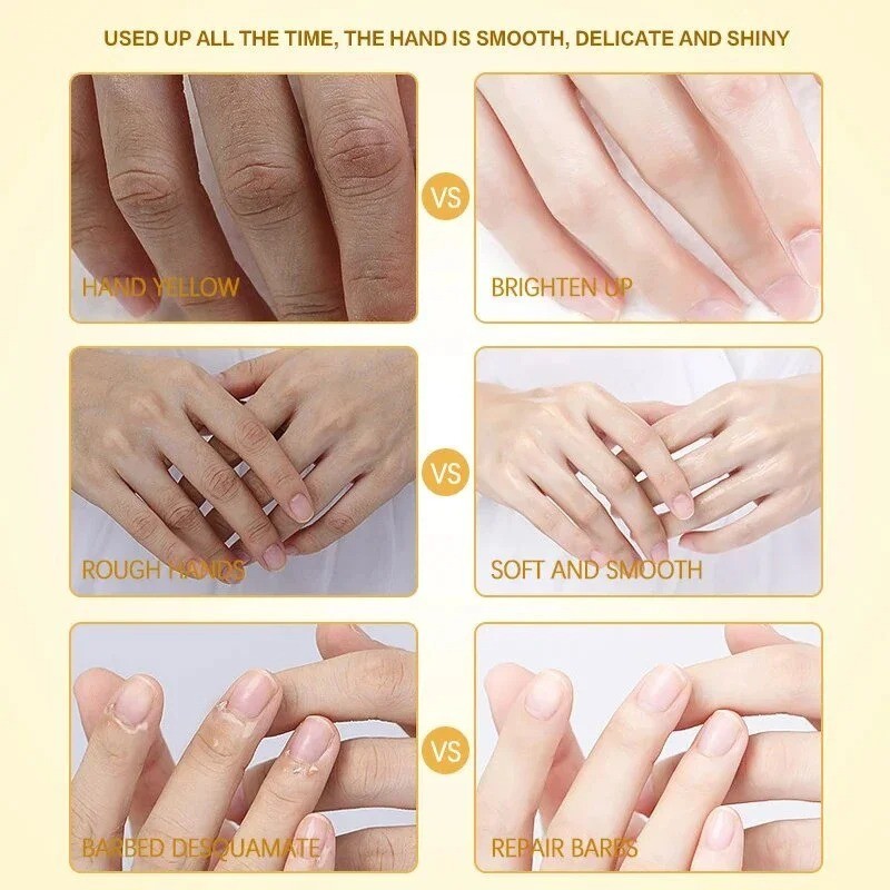 3PCS Collagen Anti-wrinkle Hand Cream Anti-Aging Cream Deep Moisture & Repair