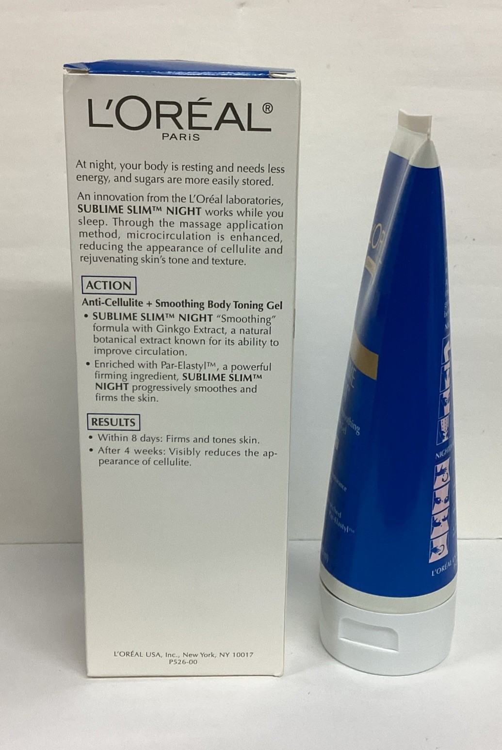 L’Oréal Sublime Slim Anti-Cellulite + Smoothing Body Toning Gel NIGHT 6.7oz NEW