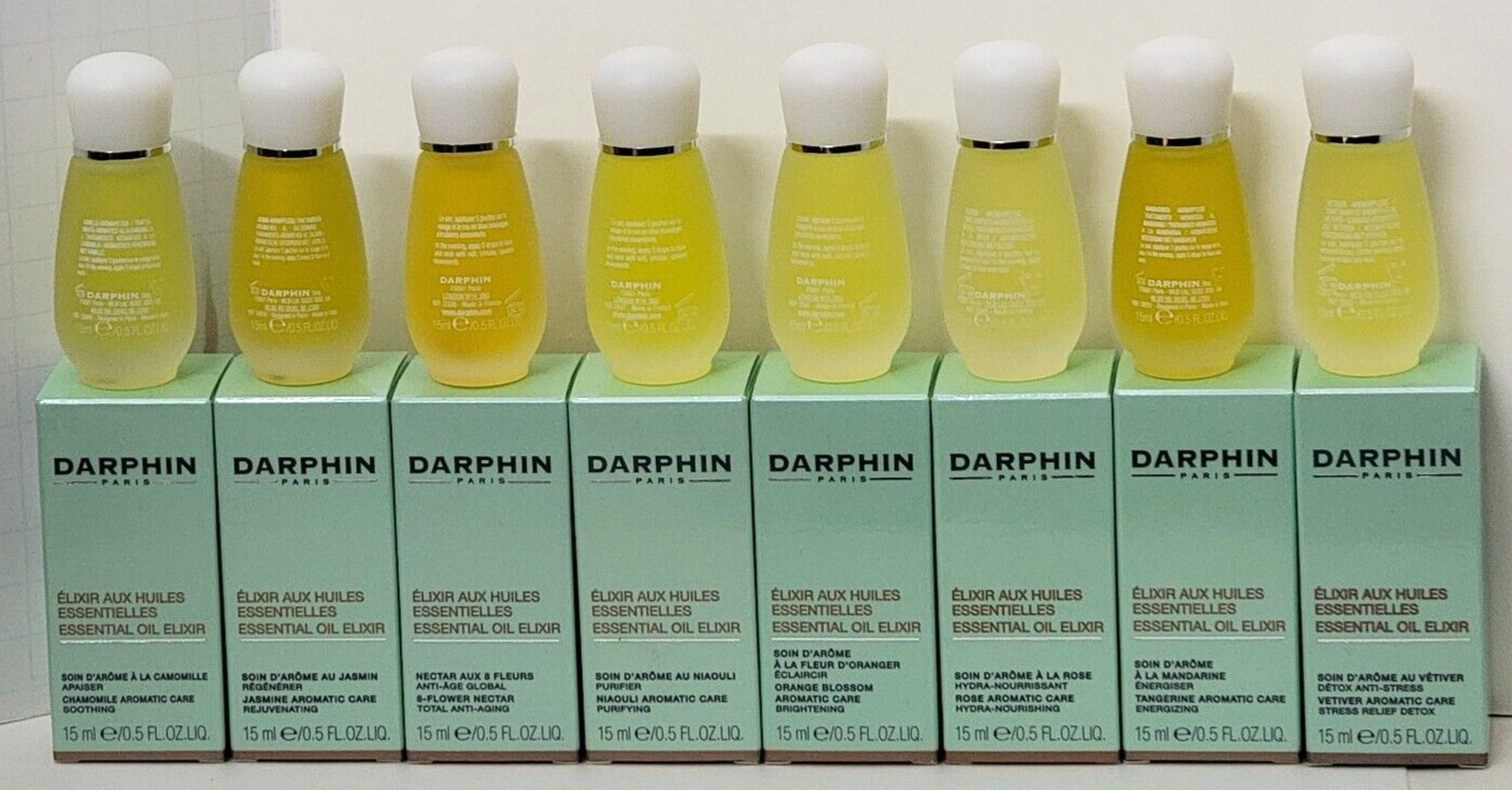 DARPHIN ESSENTIAL OIL ELIXIR 0.5 fl oz NEW IN BOX (PICK YOUR TYPE/SCENT)