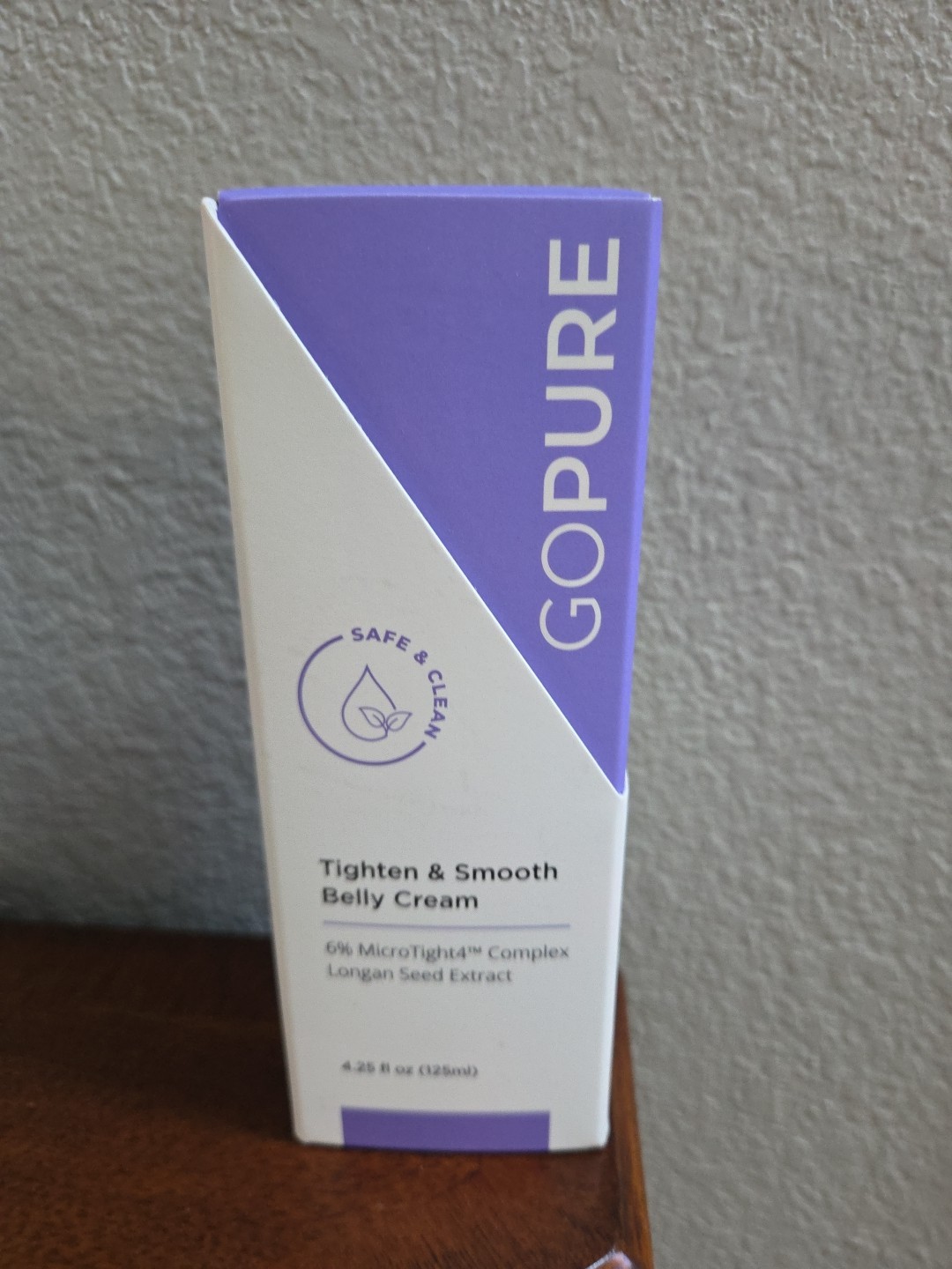 GoPure Tighten And Smooth Belly Cream 4.25 fl oz New in Box Sealed