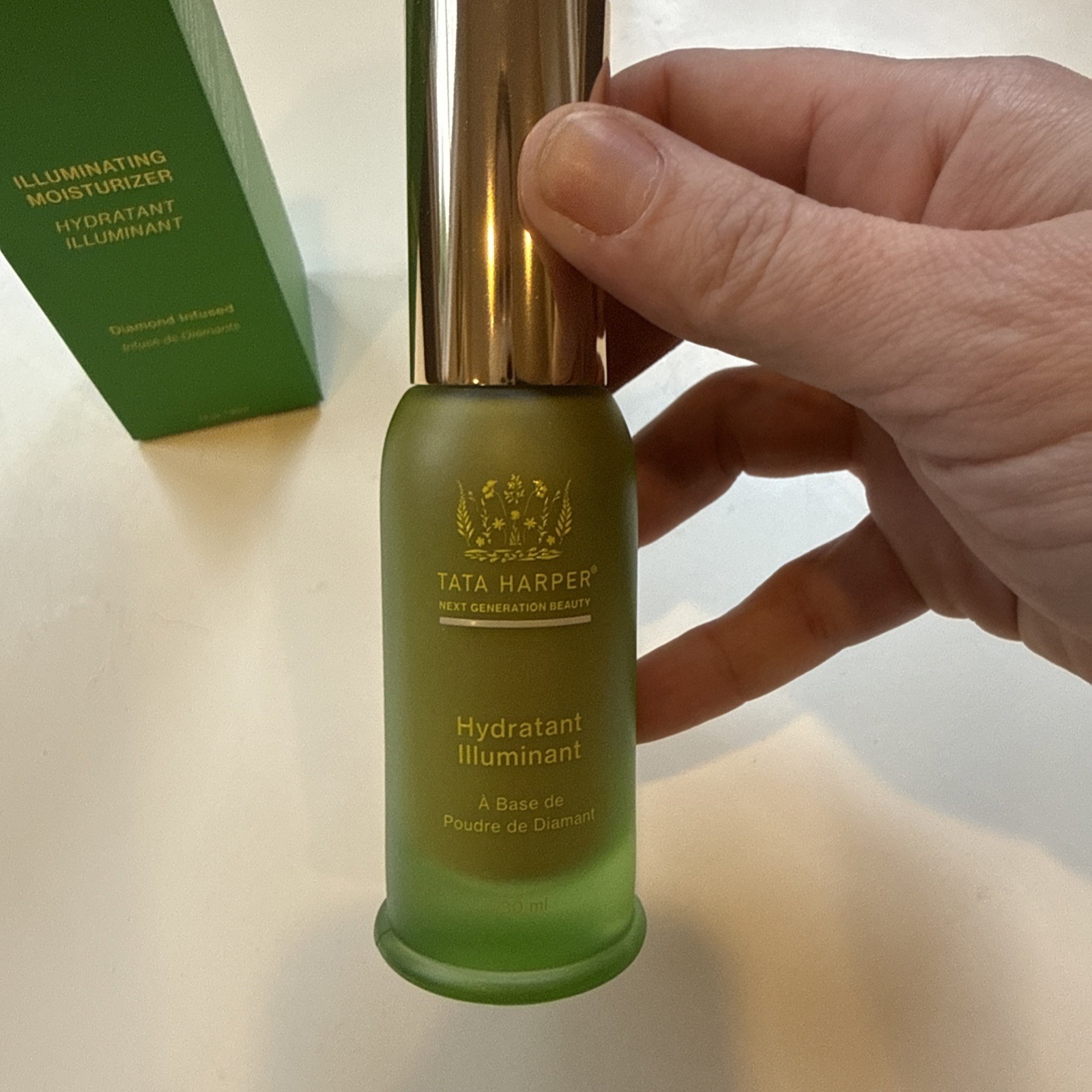 Tata Harper Illuminating Moisturizer Hyaluronic Acid Diamond 1.0 Oz