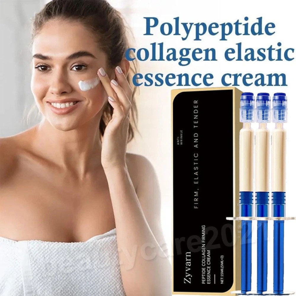 Zyvarn 15ml Polypeptide Collagen Elastic Essence Cream, Anti-Wrinkle Moisturizer