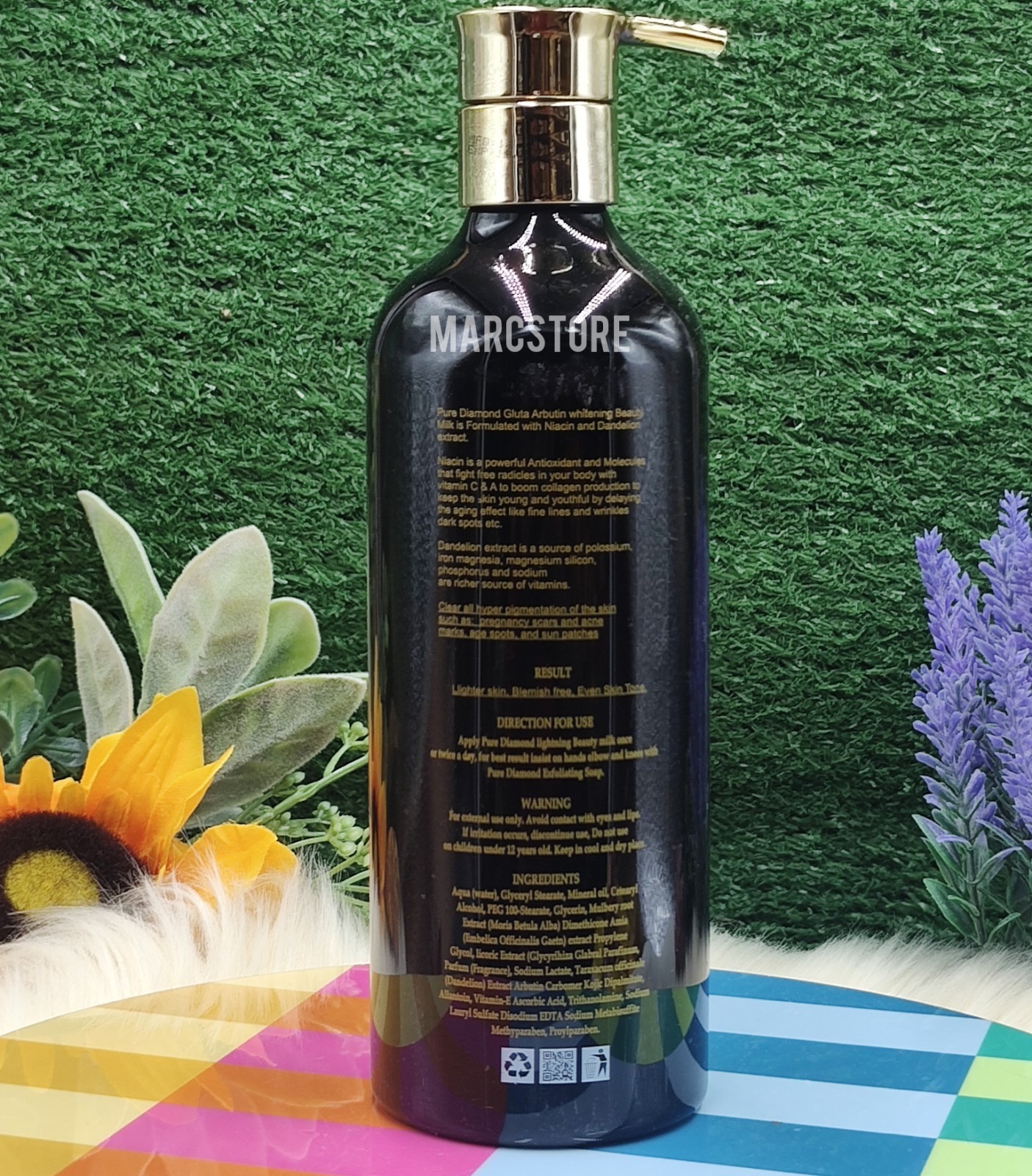 Pure Diamond Glowing Beautying Whitening Body Lotion 500mlx 1 Pure GLOW