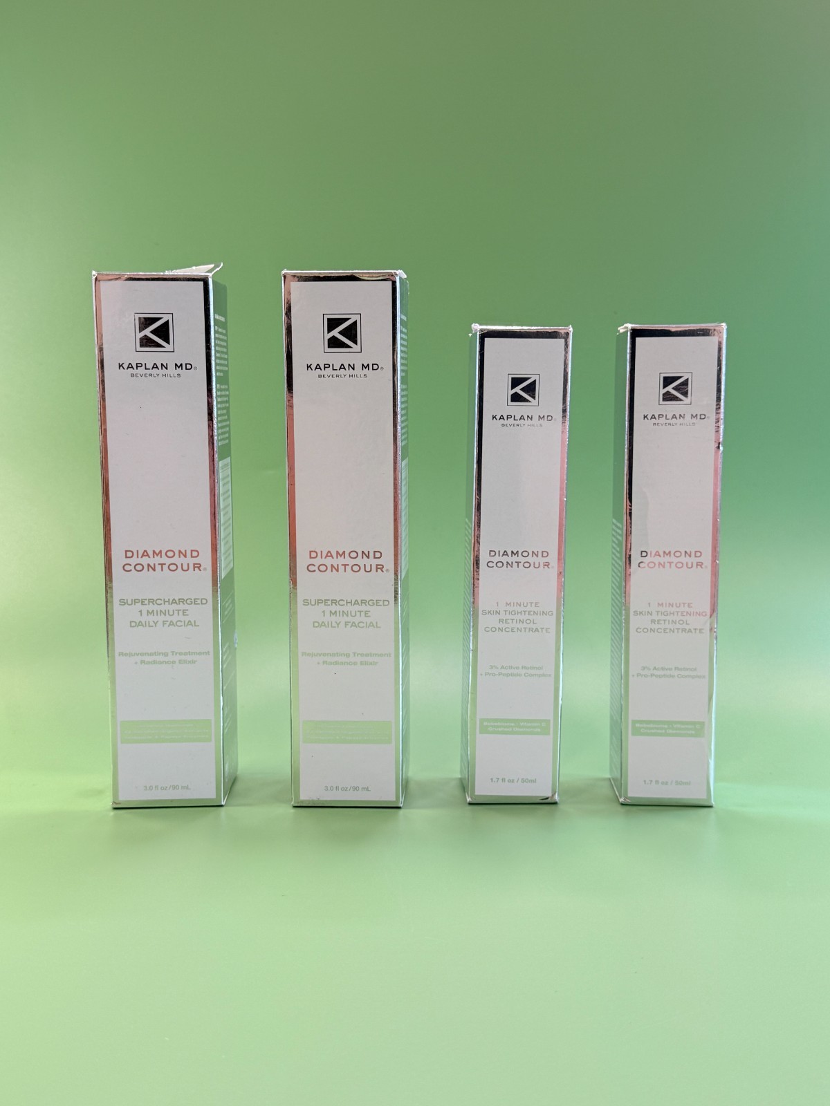 Kaplan MD Diamond Contour Daily Facial 90ml + Retinol Concentrate 50ml 4PCS Set