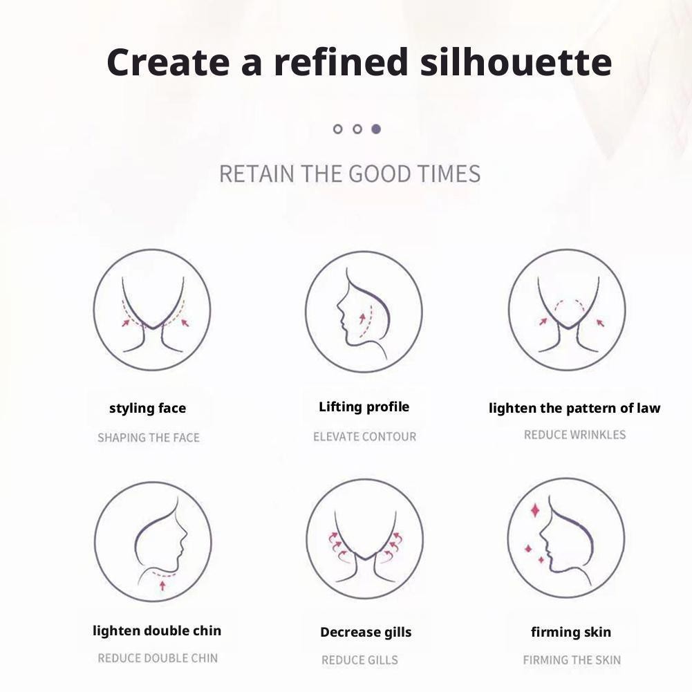Face Slimming Bandage V Line Face Shaper Double Chin Reducer Face Lifting Belt A
