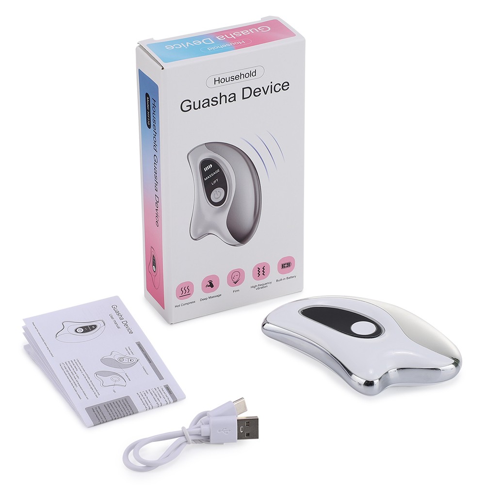 Gua Sha Electric Facial Tool Body Massager Tools Pain Relief w/ Heat & Vibration