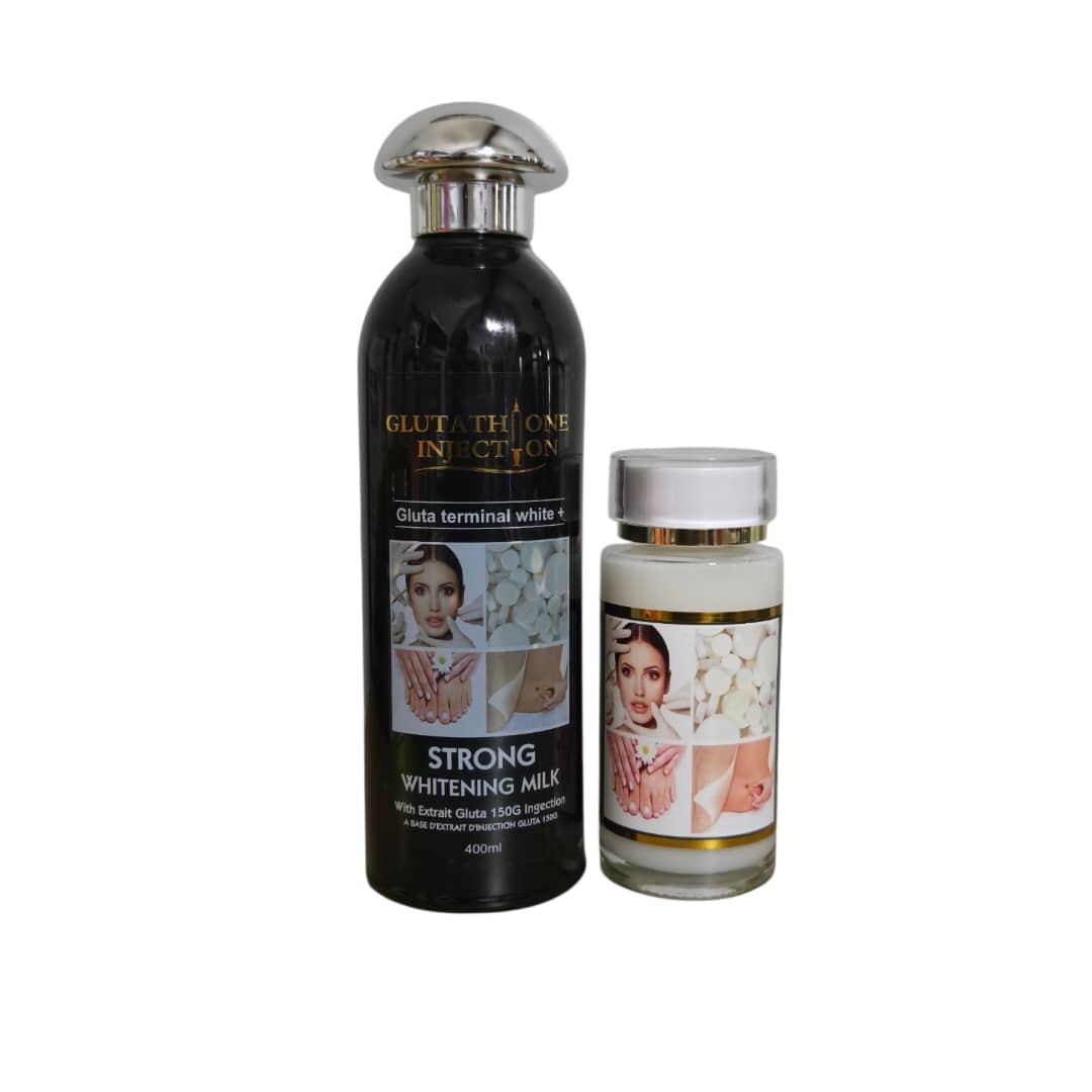 Gluta Terminal Strong Lotion 400ml And Snow White Gluta Terminal Serum 120ml