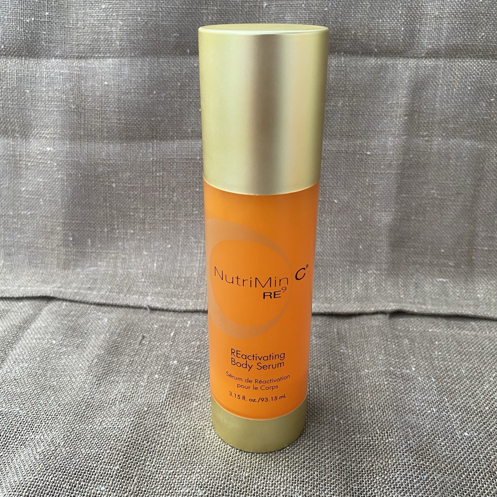 2 Piece Set Arbonne Nutrimin C RE9 Reactivating & Refinish Body Lotion & Serum