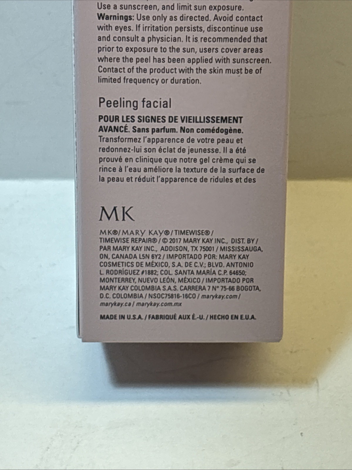 Mary Kay TimeWise Repair REVEALING RADIANCE FACIAL PEEL New In Box