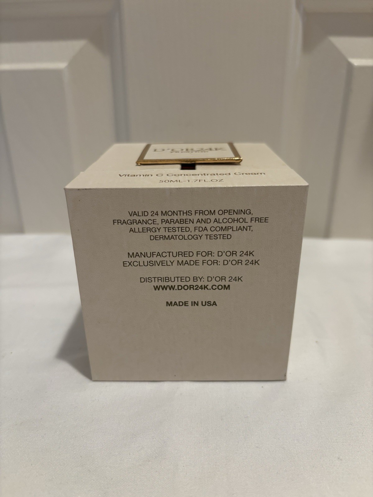 $895. D’OR24K PRESTIGE Vitamin C Concentrated Cream 50ML-1.7FL.OZ Brand New! FS