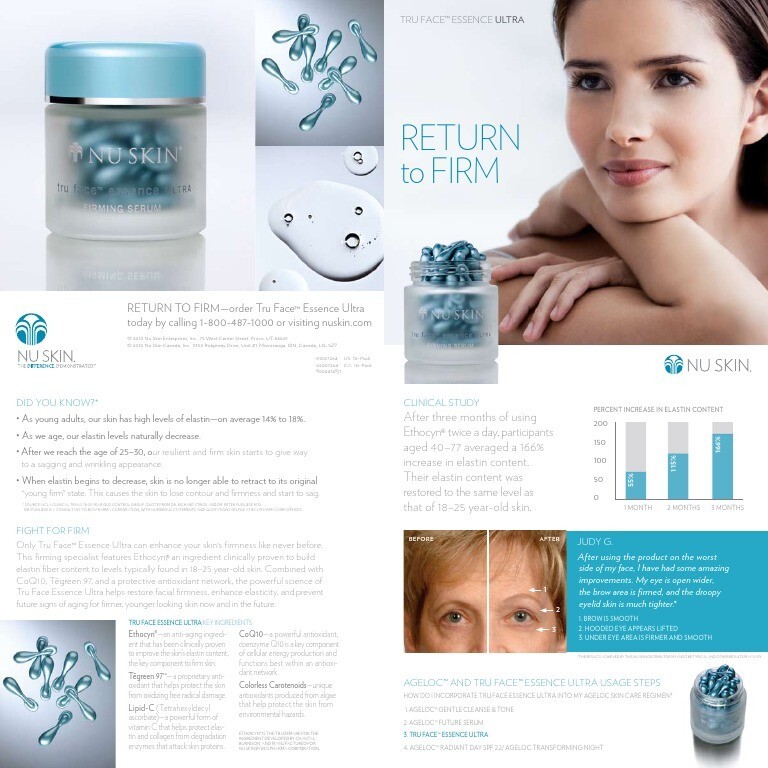 2-pack Nu Skin ageLOC Tru Face Essence Ultra Serum -60 Capsules  NEW   11/2026