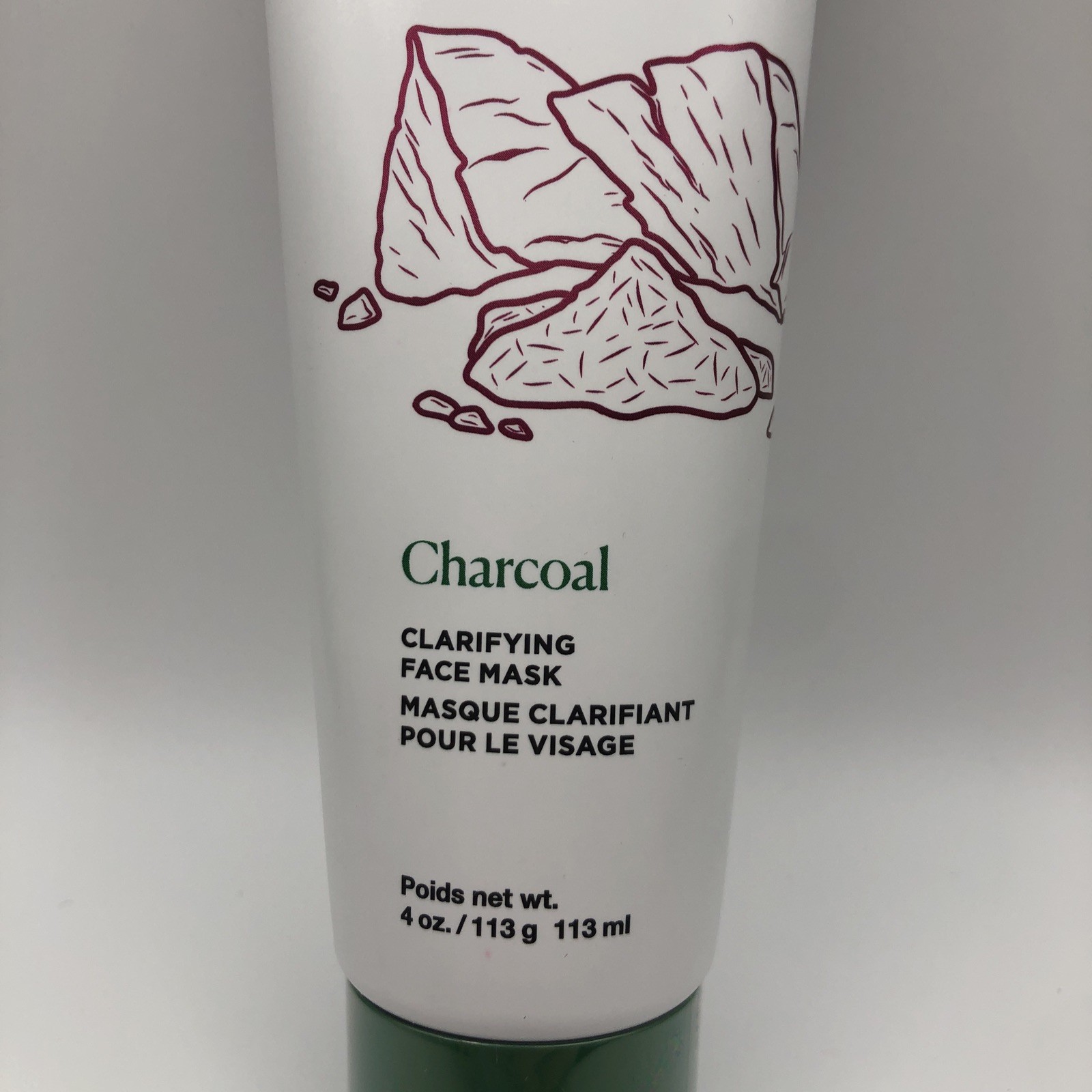 Arbonne Charcoal Clarifying Face Mask 4 oz. Sealed In Plastic
