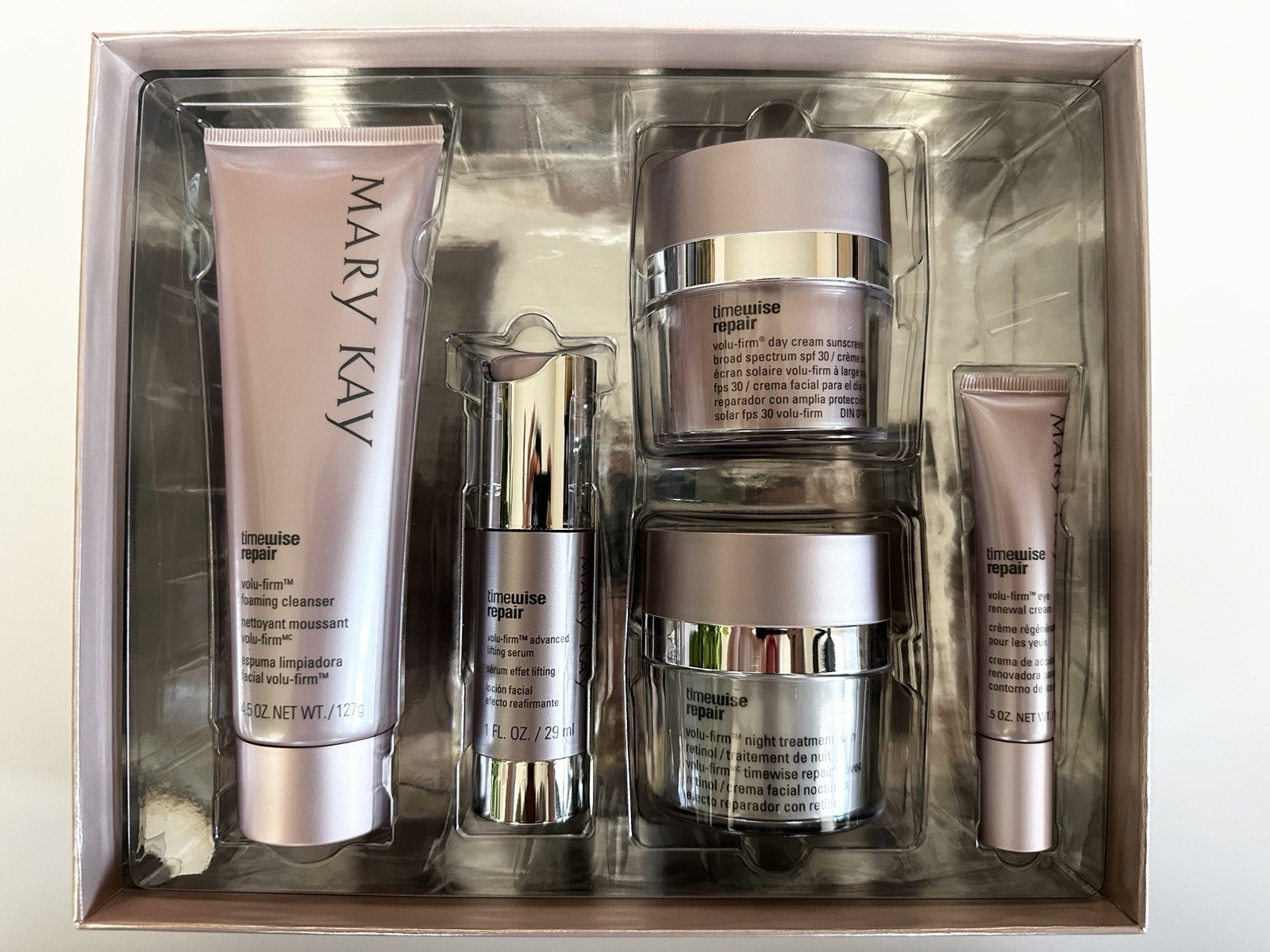 Mary Kay TimeWise Repair Volu-Firm Full Size 5 Piece Set EXP 10 2025 NIB