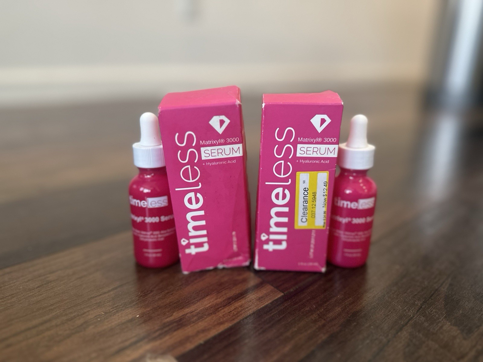 2 Pk Timeless Matrixyl 3000 Serum 1 Oz Each. Damaged Box. Read Desc View Photos