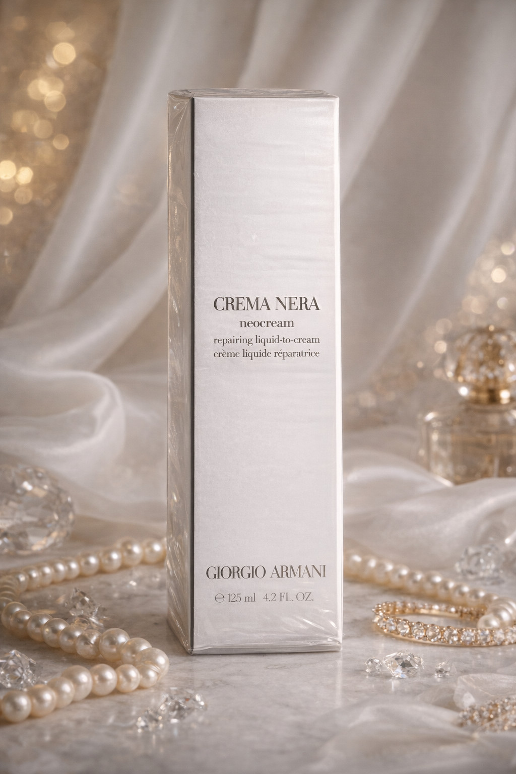 Giorgio Armani Crema Nera Neocream Repairing Liquid to Cream 125ml 4.2oz