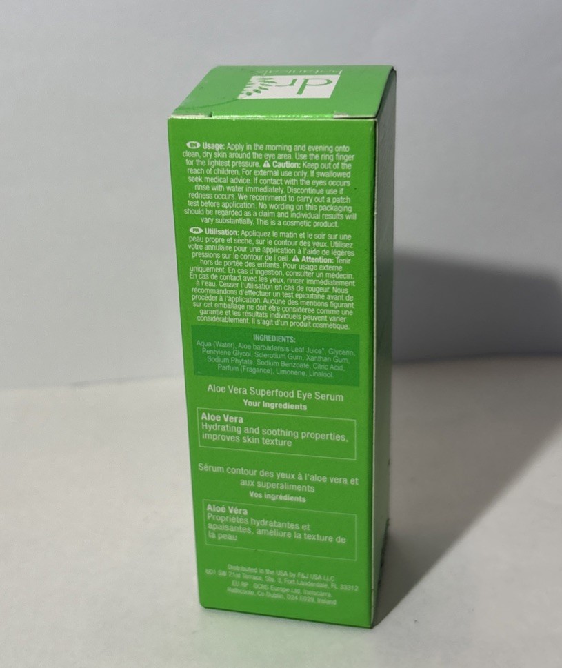 Dr. Botanicals Ao Aloe Vera Superfood Eye Serum (15mL/0.51fl Oz)NEW SHIP 24 HOUR