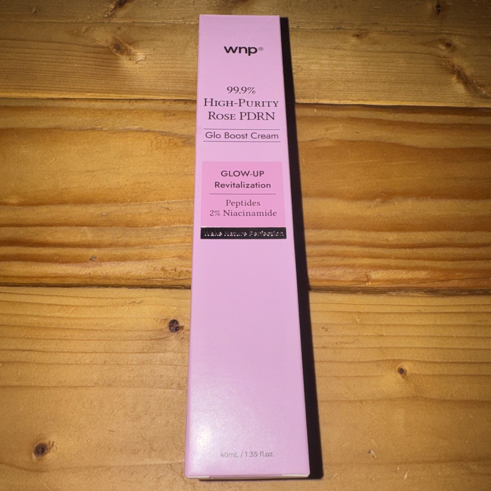 WNP Glo Boost Cream Glass glow skin 99.9% pure PDRN,Hyaluronic 1.35fl Oz