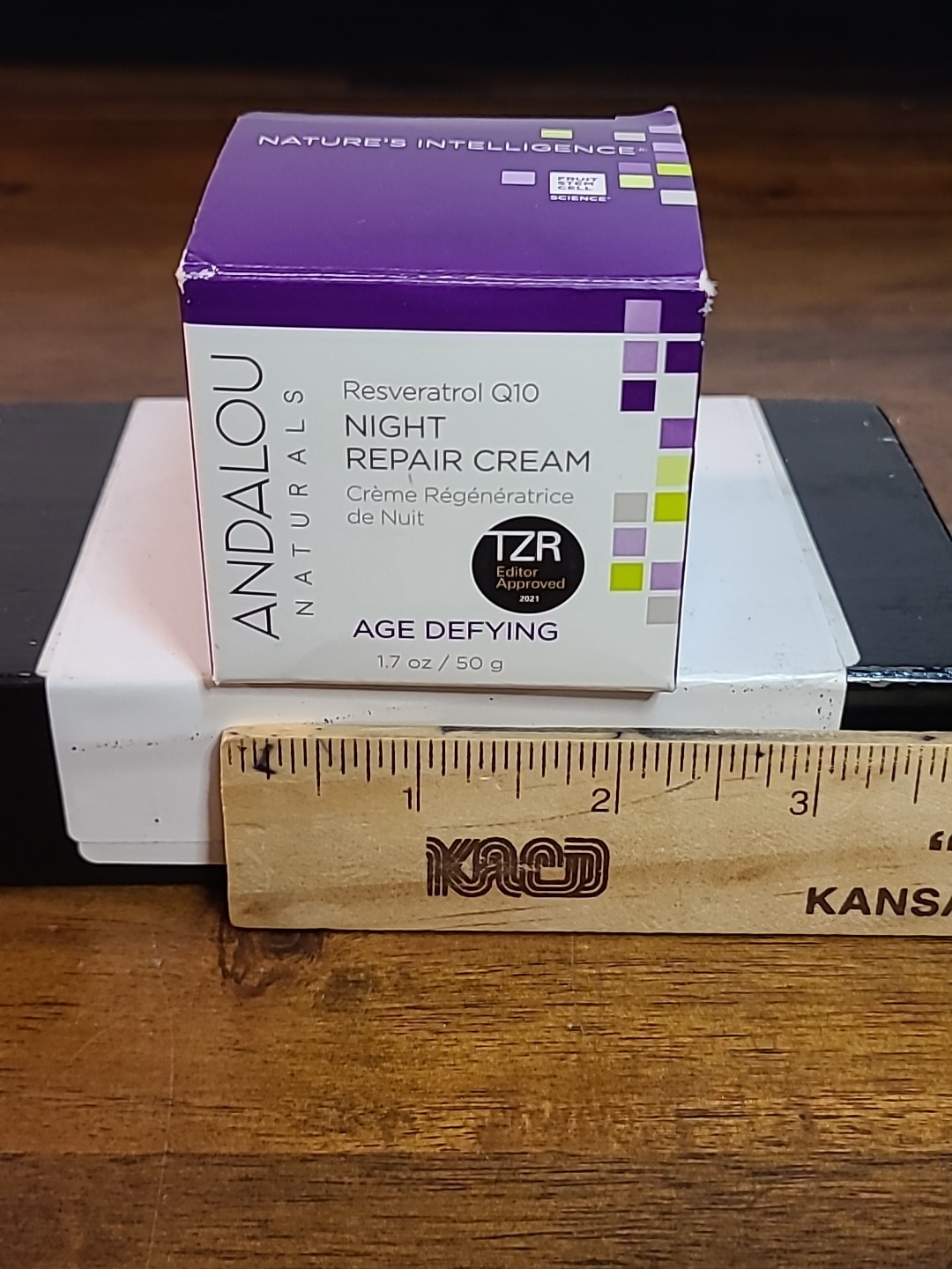 Resveratrol Q10 Night Repair Cream by Andalou Naturals, 1.7 oz