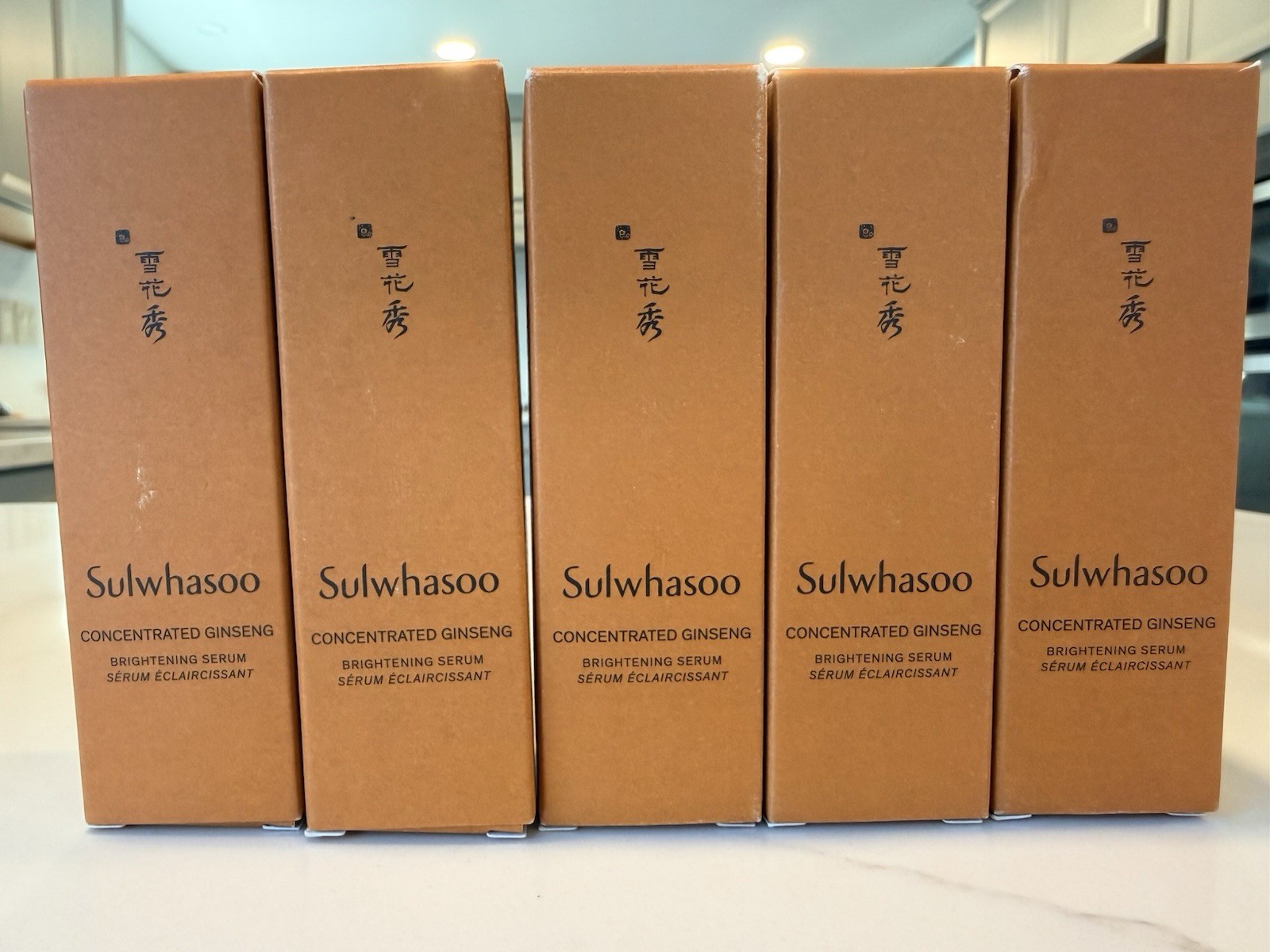 Sulwhasoo Concentrated Ginseng Brightening Serum 40mL (8ml x 5pcs) Kbeauty