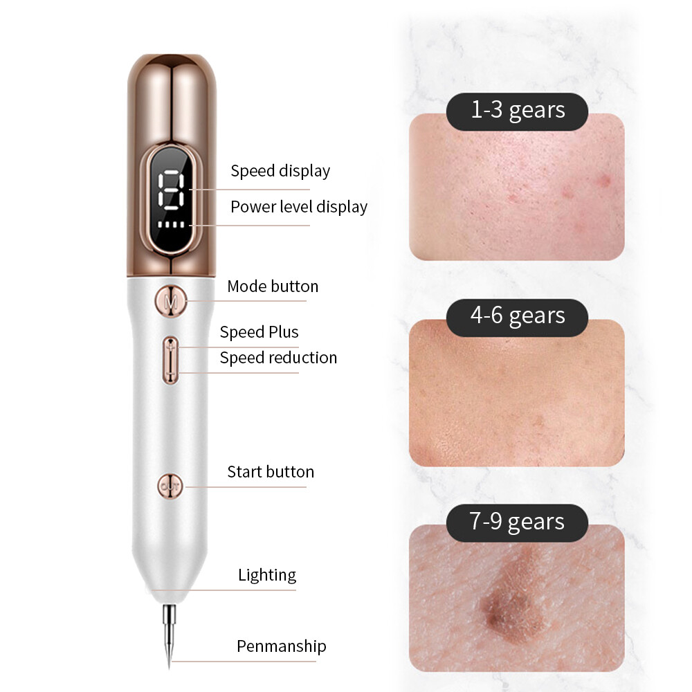 Laser Plasma Pen Mole Removal Dark Spot Skin Tag Tattoo Mole Wart Remover Pen