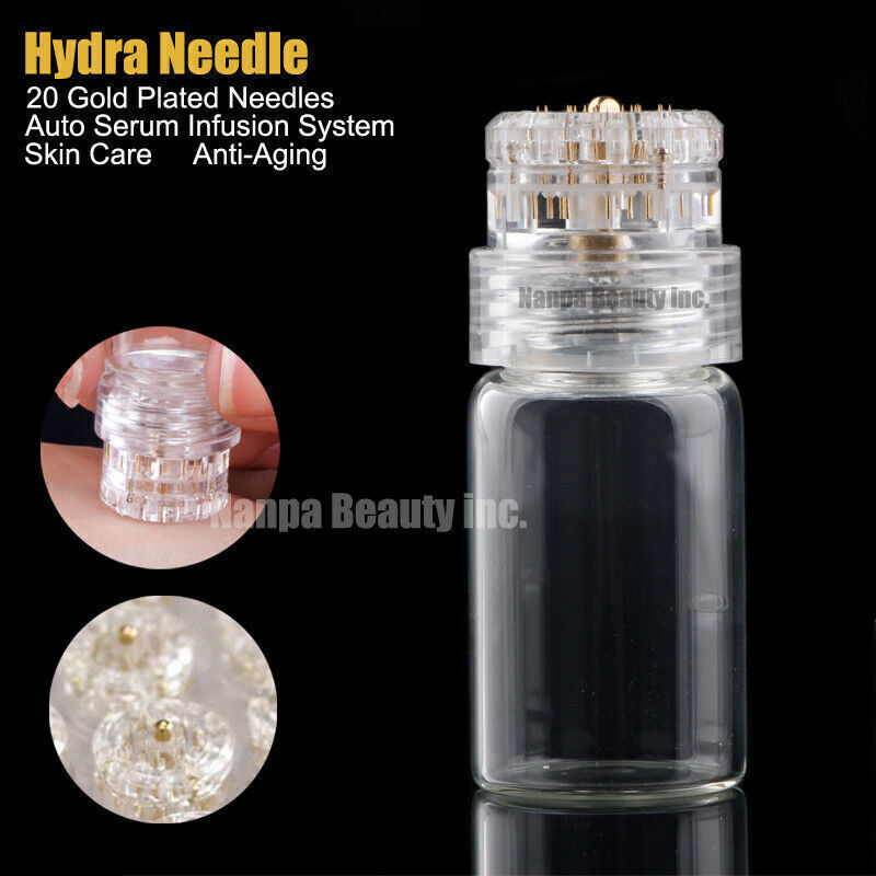 2026 20 Pins Portable Derma Roller With bottle Skin Therapy Anti Acne Scars USA