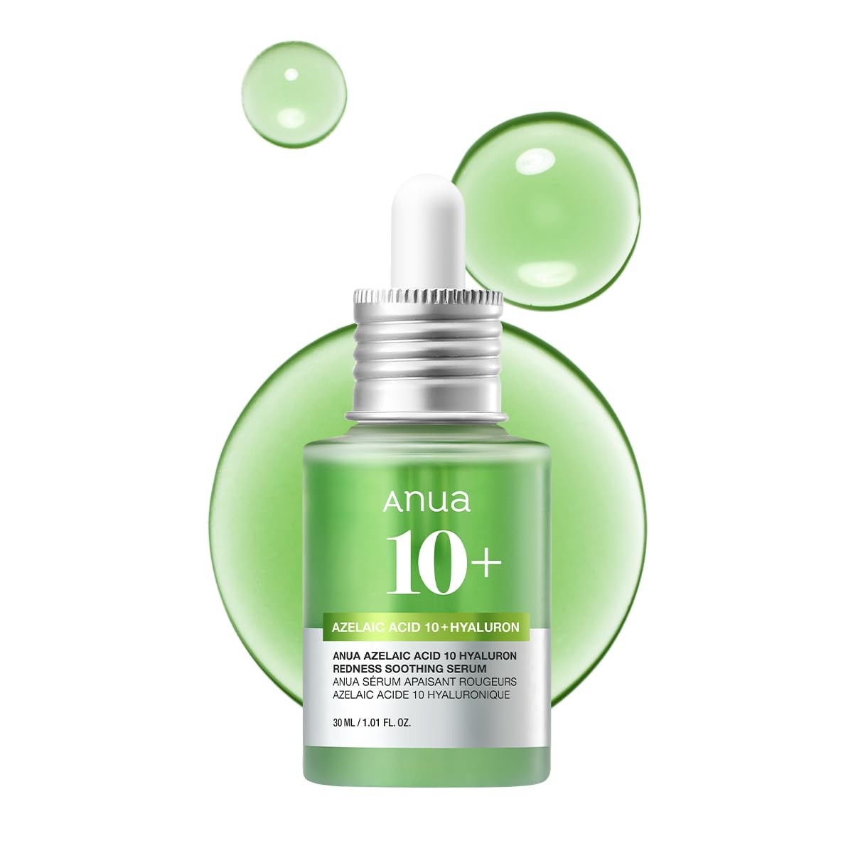 Anua Azelaic Acid 10 Hyaluron Redness Soothing Serum, Facial Serum for Blemish-P