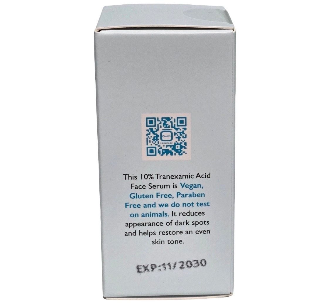 OMIC+ Skincare 10% Tranexamic Acid Face Serum 10ml / 0.33 fl oz