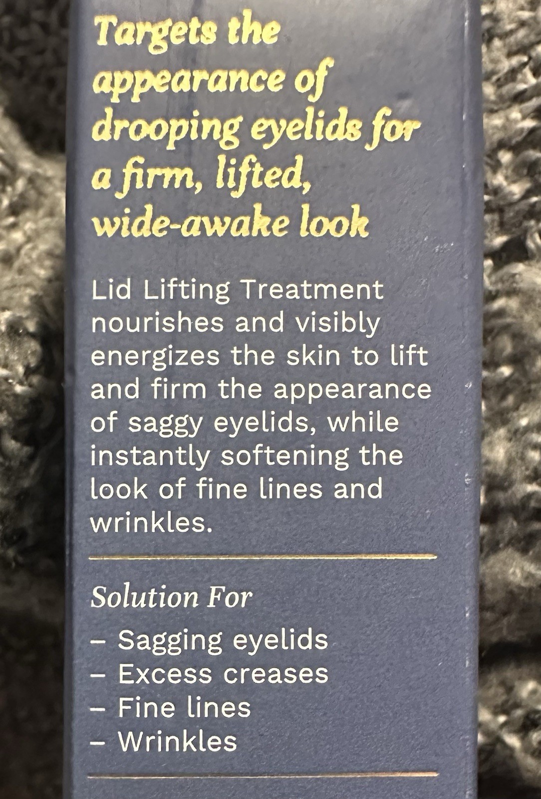 City Beauty – Lid Lifting Treatment Drooping Eyelid. Nourish & Energize Skin