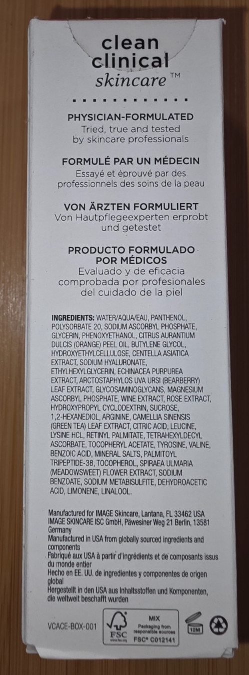 Image Skin Care Vital C Hydrating Antioxidant A C E Serum 1 fl oz. Facial Serum